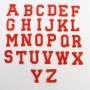 Wholesale DIY Varsity Felt Glitter Letter Embroidery Patch Self Adhesive Custom Chenille Patches For Backpack Bag