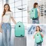 LOVEVOOK high capacity cute backpack with zipper travel backpack waterproof office computer laptop school bags luggage for women