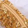 Wholesale gold sequins handbag fashion pearl handle handbags wholesale evening dress bag woman crossbody bags
