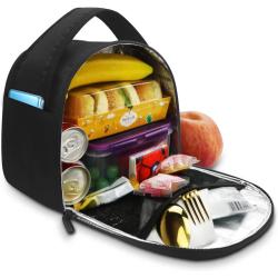 Gelory Custom Logo Women Lunch Bento Box Insulated Thermal Tote Lunch Cooler Bags For Work Office School Picnic