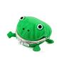 Cartoon Children Plush Frog Money Bags Stuffed Plush Frog Coin Wallets Children Money Purses Women PU Leather Wallet 1pc/opp Bag