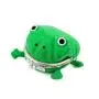 Cartoon Children Plush Frog Money Bags Stuffed Plush Frog Coin Wallets Children Money Purses Women PU Leather Wallet 1pc/opp Bag