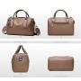 2024 PU Leather Weekender Overnight Duffel Bag Women Handbags Ladies Waterproof Duffel Luxury Handbags For Women