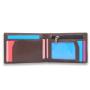 Slim PU leather wallet customized with logo RFID men's leather wallet