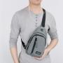 Gelory Travel Water Resistant Sling Bag Men Small Crossbody Chest Shoulder Bag With Earphone Hole