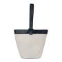 Manufacturers Wholesale New Design Women Bucket Bag Simple Tote Purses and Hand Bag Canvas Splicing PU Leather Bucket Handbag
