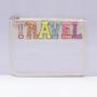 Unique Design Hot Sale Waterproof Plastic Flat Cosmetic Bag Zipper Pouch Transparent Pvc Cosmetic Bag