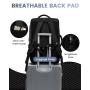 LOVEVOOK Convertible Hanging Travel Backpack for Men with Shoe Bag Airline Approved Carry On Luggage Garment Bags for Travelling