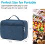 Insulated Lunch Bag Reusable Lunch Box for Office Work Picnic Beach Leakproof Freezable Cooler Bag