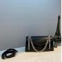 Fashion Lock Chain Mini Bags Saddle Tote Bag Genuine Leather Handbags Shoulder Messenger Purses Crossbody For Ladies
