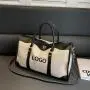 Custom Fitness Tote Bag with Large Capacity for Short-distance Canvas Travel Gym Shoulder Bag For Women
