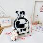 Light Backpack Small Solid Color Plush Gifts Rabbit Bear School Bag  Kids Backpack School Bag For Kids