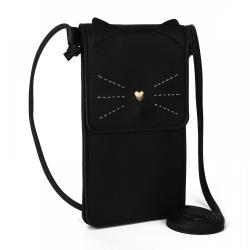 2024 new with touch screen function ladies cell phone wallet lightweight small shoulder bag casual modern mini cell phone wallet