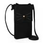 2024 new with touch screen function ladies cell phone wallet lightweight small shoulder bag casual modern mini cell phone wallet