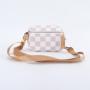 Keymay Custom High Quality Printed Pattern Gold Hardware Waterproof Nylon Sports Waist Pack Checkered Fanny Pack Waist Belt Bag