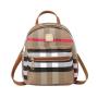 2024 Plaid Fashion Backpack Single Strap Portable Student Schoolbag Lady's Portable Shoulder Bag Chain Wholesale Foreign Trade