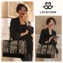 LOVEVOOK fashion office work bags for women 15.6 17in computer purses large capacity Lightweight Briefcase  Laptop Tote handbags