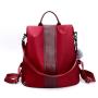 2022 Fashion latest designers business bags black leather sport bags laptop school backpack with hairball