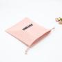 Custom Promotion Washing Cotton Linen Makeup Pouch Luxury Drawstring Gift Skincare Product Packaging Cotton Cosmetic Bag
