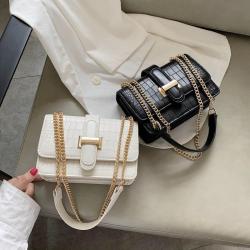 High Quality Bolsos Vegan Leather Handbag Crocodile Pattern Bag  Fashion Shoulder Handbag Crossbody Bag For Women