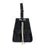 New product Fashion Canvas shopping bags Casual soft Ladies crossbody bag Drawstring Ruffles Simple shoulder bag