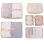 Nylon Packing Cube Travel Bag System Durable 6 Pieces Set Large Capacity Of Bags Unisex Clothing Sorting Organize Wholesale