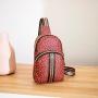 2024 printed chest bag ladies shoulder bag women wholesale street trend ladies waist cell phone bag