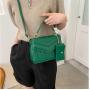 2024 Popular Women's Bag New Korean Fashion Single Shoulder Crossbody Bag Colorful  Oblique Chain PU Envelope Ladies Bag