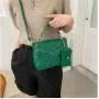 2024 Popular Women's Bag New Korean Fashion Single Shoulder Crossbody Bag Colorful  Oblique Chain PU Envelope Ladies Bag