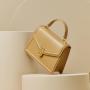 Trendy fashion ruby red genuine leather sling shoulder bags for women's handbags ladies luxury shoulder leather bags wholesale