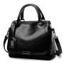 KBW635 Hot Sale Women Bag PU Retro Handbag Fashion High Quality Oil Leather Rivet Ladies Single Shoulder Crossbody Bag
