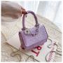 Cute Mini Portable Handbags Ladies Bags Women 2024 Women's Printed Fresh Literary Bag Single Shoulder Crossbody Chain Bag