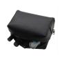 Wholesale cosmetic bags luxury soft leather travel make up bag with custom logo