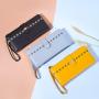 HR754 Women's Wallet Long Zipper Fashionable 2024 New Wallet Women's Zipper Flower Decoration Handbag Purse