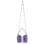 2024 Wholesale Bow Acrylic Beaded Hand-woven Hollow Beaded Handbag Fresh and Sweet Ladies resin Beaded Flap