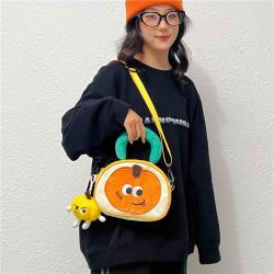 Cute cartoon ita bag crossbody clear window custom shape ita bag