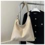 Europe and the United States fashion high quality retro bag women's bag 2024 new niche design pu single shoulder armpit bags