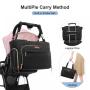 2022 LOVEVOOK Tote 3Pcs Set Work Bag for Breastfeeding Mom with 15" Laptop handbags fashion cooler bags women diaper bags