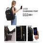 LOVEVOOK High Quality fashion Travel School bag Quilted Women Backpack with USB Port Waterproof office Business Laptop Backpack