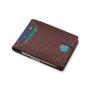 Custom Minimalist Front Pocket Money Clip Wallet Slim Bi-fold Carbon Fiber Mens Wallet