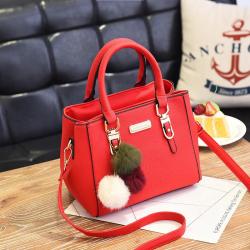 2024 Women's Fashion Small Single Shoulder Bag New Large-Capacity Double-Layer Fur Ball Bag Portable  Bags for Women