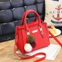 2024 Women's Fashion Small Single Shoulder Bag New Large-Capacity Double-Layer Fur Ball Bag Portable  Bags for Women