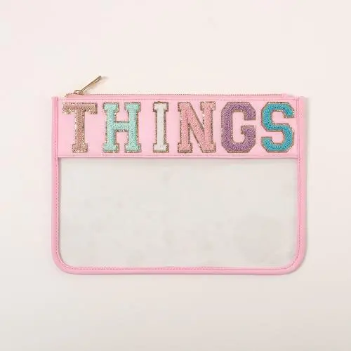 Durable And High Quality Transparent Pouch Cosmetic Zipper Pouch Waterproof Cosmetic Pouch