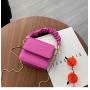 Hot Sale Leather Cross body handbags brands China Pure Color Women's Handbag Manufacturer Customize Pu Leather bolsas para mujer