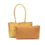 OEM ODM Customized Luxury 2023 Trendy Woman Woven Style Genuine Cowhide Split Leather Ladies Designer Tote Shoulder Bag Handbag