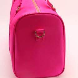Keymay New RTS Fast Shipping Popular Large Capacity Waterproof Overnight Weekend Bag Gym Sport Bag Pink Duffle Bags for Women