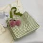 Net Red Hand Carrying Portable Canvas Bag Female Summer New Korean Version Of Single Shoulder Crossbody Bag