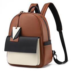 Fashion velvet women's Leisure Bags laptop Women's Leather design custom school backpacks 2024