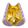 Factory 2024 Wholesales Luxury Cylinder Purple Diamond Clutch Bags Women Party Purse Wedding Bridal Shoulder Ladies Handbags