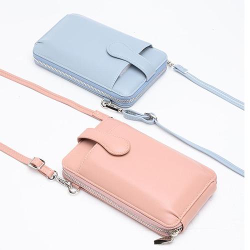 ZR762 Women's Mobile Phone Bag PU Fashion Girl Crossbody Shoulder Bag High Quality Lady Zipper Messenger Card Coin Purse Bags